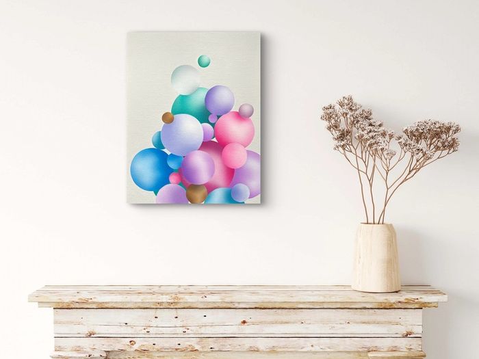 Original acrylic painting on canvas board