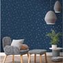 Starlight Stars Navy Wallpaper (FREE POSTAGE) Image 2