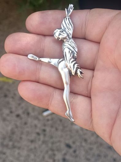 Frederick Massingham Sterling Silver 3" Ballerino(1947)