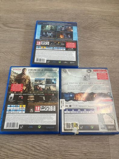 Ps4  game bundle  Phantom pain Tomb raider  evil within 2