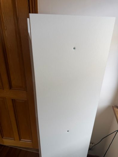 White shelves unit