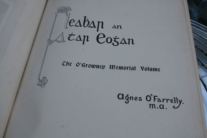 Vintage O Farrelly Leabhar an Athar Eoghan, OGrowney Memorial Vol c1904