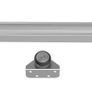 NEW SALE | Shed Sliding Door Track System, Sliding Barn Door Kit Set, 6FT/186cm,for Single Wooden by Wood Roller Style Set-Silver Image 6