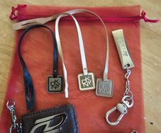 DKNY Charms / Tags x 6 / Vintage / Used