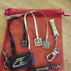 DKNY Charms / Tags x 6 / Vintage / Used
