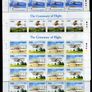 2003 Ireland Centenary of Powered Flight (41c Irish Monoplane, 50c Vickers, 57c Wright Flyer & 57c Lilian Bland) Commemorative Stamp Sheetlet 1A1A1A1A Mint Never Hinged (MNH) Image 2