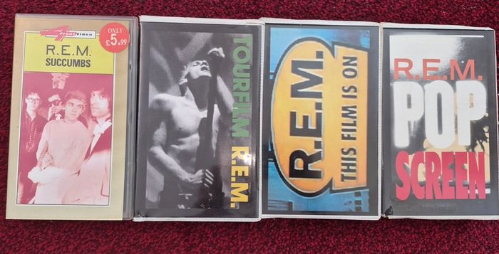 REM music vhs bundle.