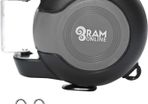 30 metre Retractable Reel Clothes Lines Washing Line with Twin Cable - Wall Mounted Heavy Duty Clothes Dryer 2 x 15m Lines of Drying Space, Black