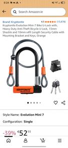Kryptonite Evolution Mini-7 Bike U-Lock