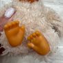 Vintage Russ Berrie Baby Gonga approx. 5 Gorilla  Damaged Leg Used Please see photos Image 6
