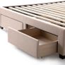 Upholstered Storage Bed Frame Full / Double (Oat Colour) Image 3