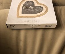 baby heart plaque