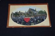 Marines Parade , Garrison Church , Portsmouth , England - Antique Postcard
