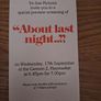 1986 About Last Night Press Kit Image 9