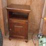 solid oak bedside locker Image 9