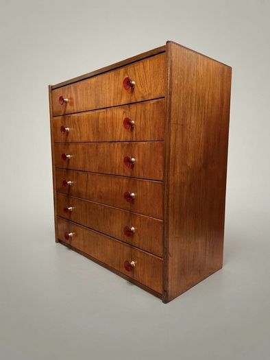 Very Cool Mid-Century Teak Chest of Drawers