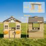Wooden Kids Playhouse Image 2