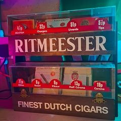 Vintage Hamlet/Ritmeester Cigar Shop display stands