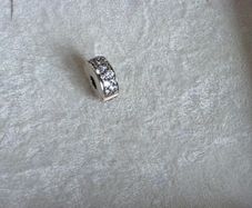 Pandora Pave charm clip very good condition hallmarked