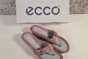 Womens Ecco Casual Ibiza Thong Sandals Flip Flops Camel Colour Size Uk 6 Eu 39 Brand New With Box