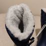 Navy Fur Lined Wellies, New With Tags Image 5