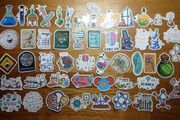50pcs Funny Laboratory Science Stickers Decals