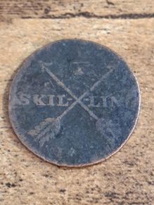 Sweden, 1/4 Skilling Coin, early 1800s - free standard postage