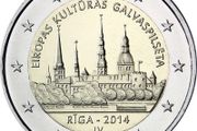 Latvia 2 Euro Commemorative Coin 2014 - Riga. Uncirculated.
