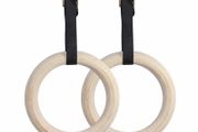 32mm Wooden Gym Rings - www.fitnessequipmentcork.ie