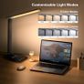 Desk Lamp Dimmable Led Table Lamp Reading Light with USB Charging Port, 5 Lighting Modes, Touch Control Desk Light, Foldable Nail Lamp for Studying Working Reading Office Bedside Image 2