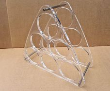 Clear Acrylic Wine Rack
