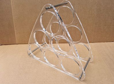 Clear Acrylic Wine Rack