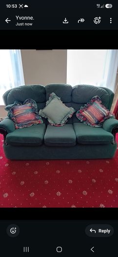 Couch + armchair