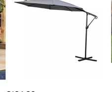 overhang garden umbrella