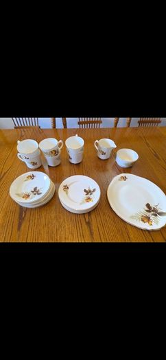 Vintage Arklow Pottery Bone China Tea Set