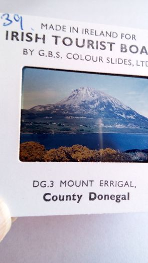 Vintage Photographic Slide. Mount Errigal, Donegal.