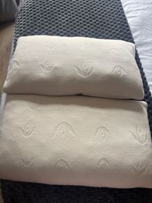2 memory foam pillows