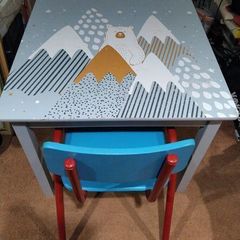 kids Sturdy Table & chair set