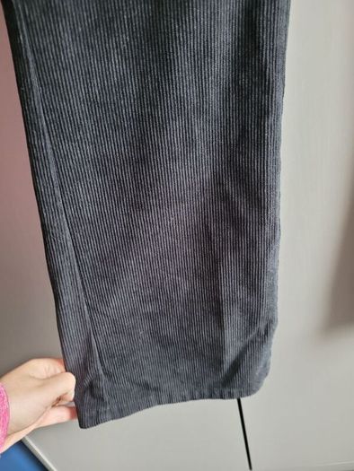 black corduroy trousers
