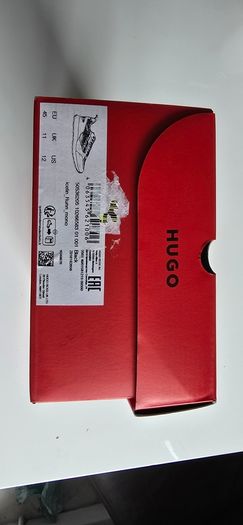 HUGO BOSS Men's Icelin Runn Sneakers with Monograms, Size EU 45 , UK 11, US 12