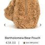 New JELLYCAT Bartholomew Bear Pouch Image 3