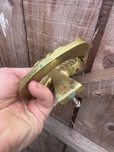 Vintage brass knocker
