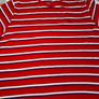 Lee Mens Regular Fit Short Sleeve T-Shirt Size XL Striped Red/White/Navy Image 3