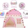 Princess Castle Play Tent Kid Play Tent Large Kids Play House for Indoor and Outdoor with Cotton Ball Lights Princess Crown Magic Wand Safety Non-toxic Great Gift for Girls (FREE POSTAGE) Image 3