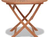Folding Garden Table 85x76 cm Solid Teak Wood