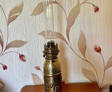 Trench Art Oil Lamp