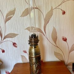 Trench Art Oil Lamp