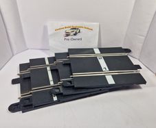 Scalextric C8207: 4x Used Half Straight Track Pieces - Sports Track