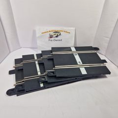 Scalextric C8207: 4x Used Half Straight Track Pieces - Sports Track
