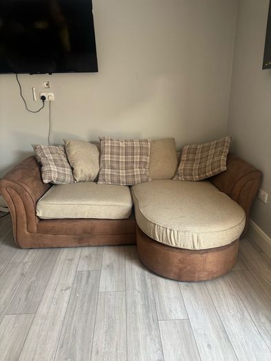 L shape & 2 seater sofa